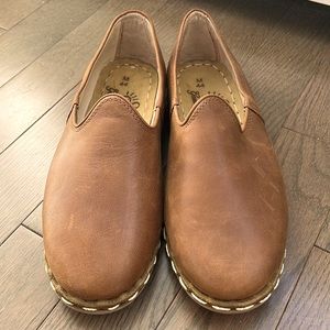 Men’s Sabah Leather Loafers - Fort Worth Brown